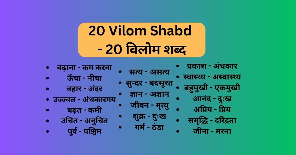 20 Vilom Shabd